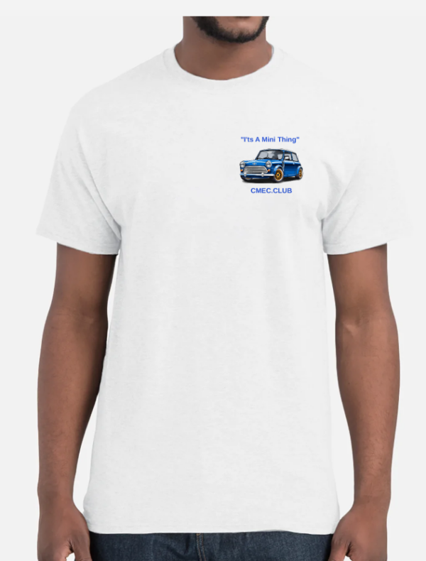 Classic white T-Shirt with double print