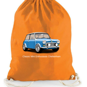 Drawstring lightweight  cotton bag BLUE