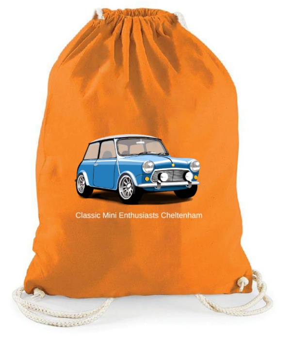 Drawstring lightweight  cotton bag BLUE