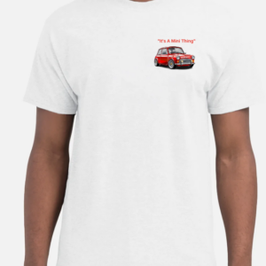 Classic white T-Shirt with double print