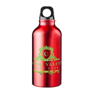 Aluminium Design Wrap Water Bottle with Carabiner – 400 ml